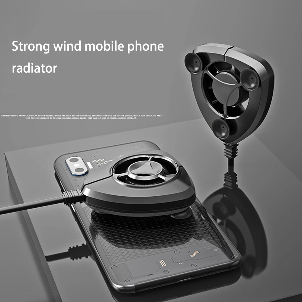NEW Heat Sink Water-Cooled Mobile Phone Radiator Game Controller Cooling Fan Playing Games Gamepad Heat Sink Heat Dissipation
NEW Heat Sink Water-Cooled Mobile Phone Radiator Game Controller Cooling Fan Playing Games Gamepad Heat Sink Heat Dissipation