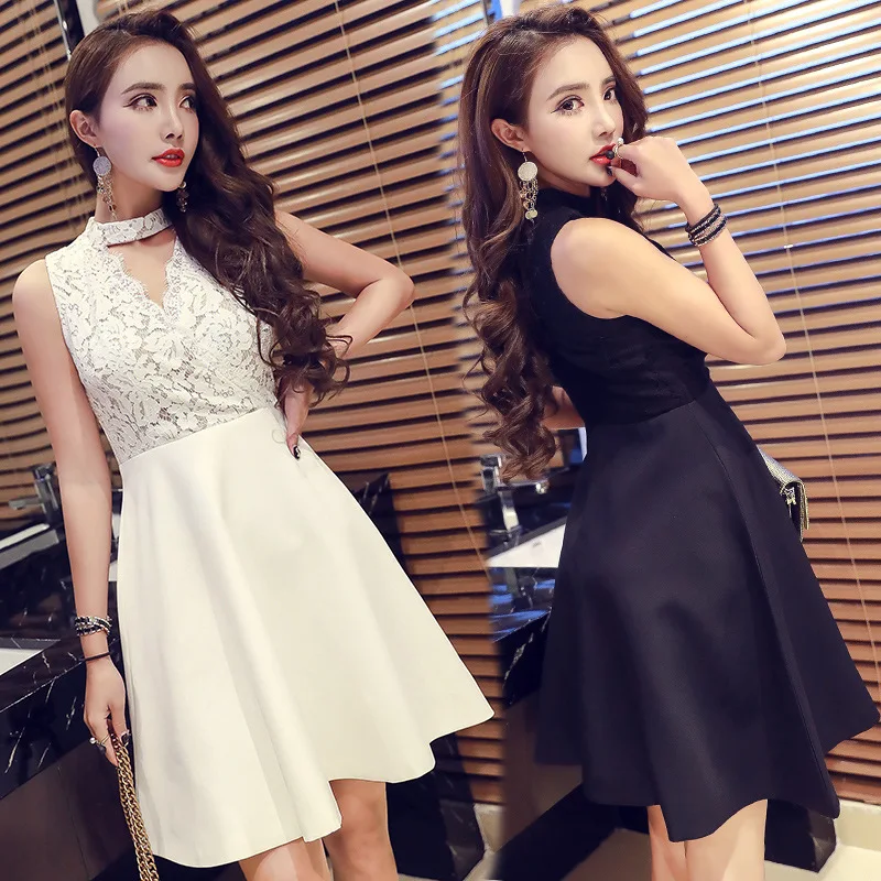 2017 Summer New Style Korean-style WOMEN'S Wear Hollow out Spell Lace Dress Sleeveless Vest Skirt Slimming A- line Skirt
2017 Summer New Style Korean-style WOMEN'S Wear Hollow out Spell Lace Dress Sleeveless Vest Skirt Slimming A- line Skirt