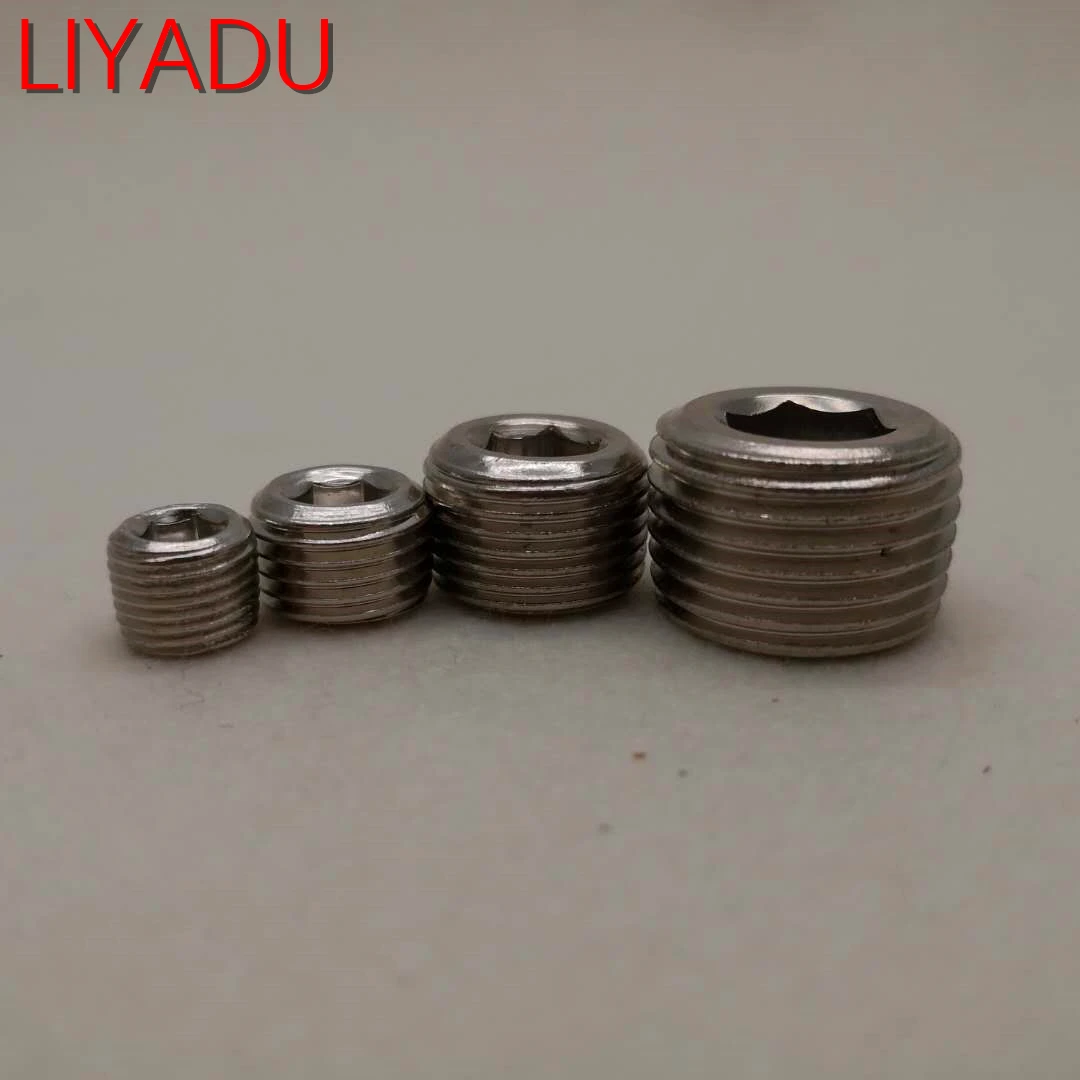 1PCS Male Thread 1/8 1/4 3/8 1/2 NPT Pneumatic fittings for socket socket with hexagon socket Copper plug
1PCS Male Thread 1/8 1/4 3/8 1/2 NPT Pneumatic fittings for socket socket with hexagon socket Copper plug