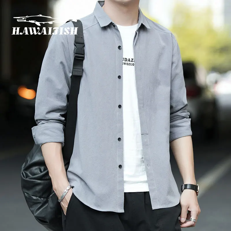 Long Sleeve Shirt Men Shirt Mens Long sleeved Jacket Spring 2021 New Korean Stylet Tendy Casual Shirt cotton shirt
Long Sleeve Shirt Men Shirt Mens Long sleeved Jacket Spring 2021 New Korean Stylet Tendy Casual Shirt cotton shirt