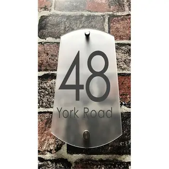 Custom DIY Sign Frosted House Sign Acrylic Modern Number Name Plaque
Custom DIY Sign Frosted House Sign Acrylic Modern Number Name Plaque