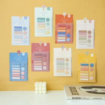 110 Sheets/Pack Index Tabs Colored Sticky Note With Ruler Cute Memo Pad Message Planner Sticker School Office Stationery Supply
110 Sheets/Pack Index Tabs Colored Sticky Note With Ruler Cute Memo Pad Message Planner Sticker School Office Stationery Supply