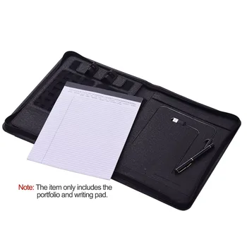 Portable Multi-functional A4 Business Portfolio Padfolio PU Leather Zippered Closure Built-in Powerbank Phone Charger Interview
Portable Multi-functional A4 Business Portfolio Padfolio PU Leather Zippered Closure Built-in Powerbank Phone Charger Interview