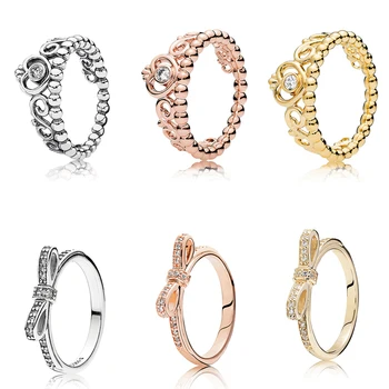 High Quality Classic Sterling Silver 925with Cubic Zirconia Rose Sparkling Bow, Women Vermeil Themedring Original Ladies Jewelry
High Quality Classic Sterling Silver 925with Cubic Zirconia Rose Sparkling Bow, Women Vermeil Themedring Original Ladies Jewelry
