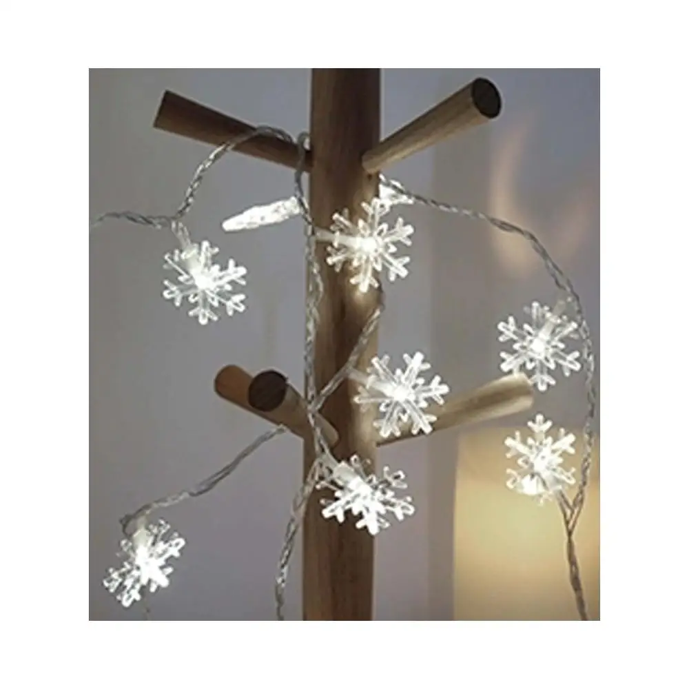 LED Snowflake Light String/Battery Models/XMAS Decor/PVC Transparent Wire/Festival Atmosphere Scene Arrangement/Outdoor Decor
LED Snowflake Light String/Battery Models/XMAS Decor/PVC Transparent Wire/Festival Atmosphere Scene Arrangement/Outdoor Decor