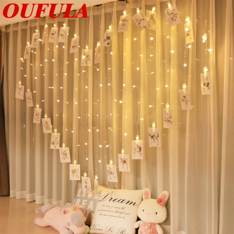 OUTELA LED Lights String Color Romantic Curtain Lights Wedding Lights Background Love
OUTELA LED Lights String Color Romantic Curtain Lights Wedding Lights Background Love