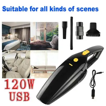 120W USB car vacuum cleaner small portable wet and dry dual-use handheld vacuum cleaner for car seat exhaust carpet cup holder c
120W USB car vacuum cleaner small portable wet and dry dual-use handheld vacuum cleaner for car seat exhaust carpet cup holder c