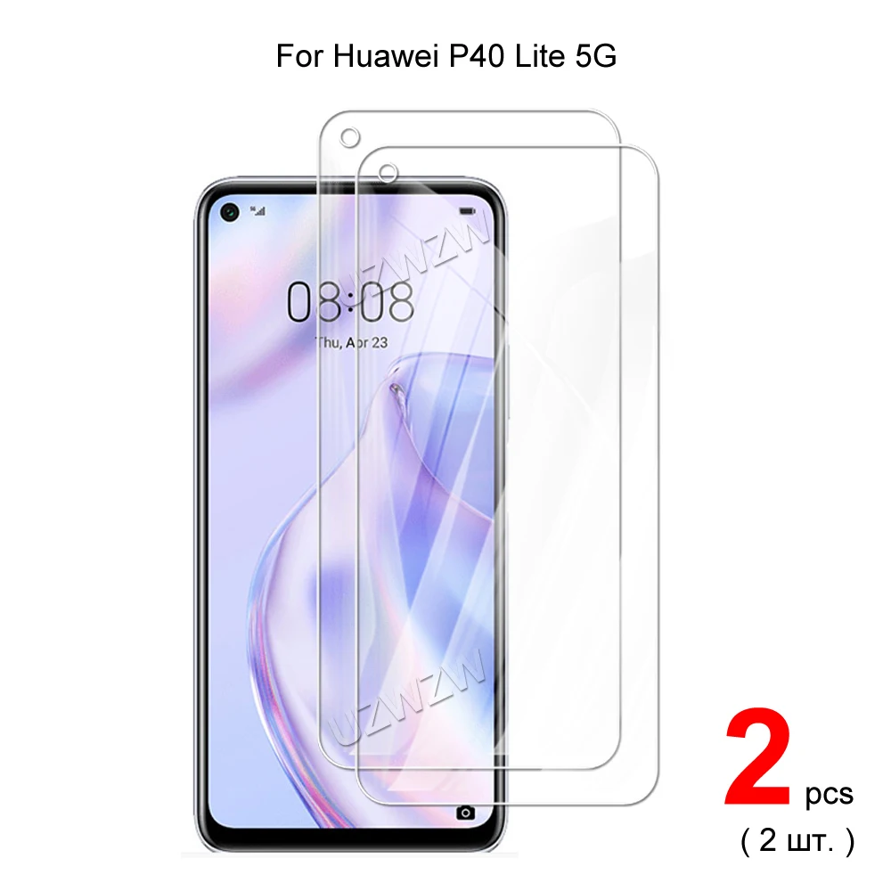 

For Huawei P40 Lite 5G Tempered Glass Screen Protectors Protective Guard Film HD Clear 0.3mm 9H Hardness 2.5D