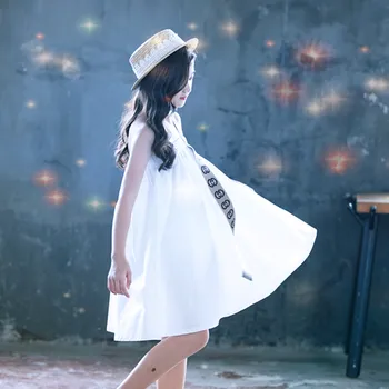 6 to 16 Years 2020 New Simple Girls Dress Children Elastic Dress Fashion Children Strapless Sundress 100% Cotton Leisure,#5601 
6 to 16 Years 2020 New Simple Girls Dress Children Elastic Dress Fashion Children Strapless Sundress 100% Cotton Leisure,#5601