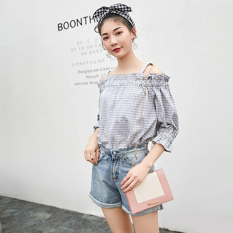 2019 Summer New Style Korean-style Contrast Color Women's Shoulder Square Sling Bag Shoulder Chain Solid Color Change Small Bag
2019 Summer New Style Korean-style Contrast Color Women's Shoulder Square Sling Bag Shoulder Chain Solid Color Change Small Bag