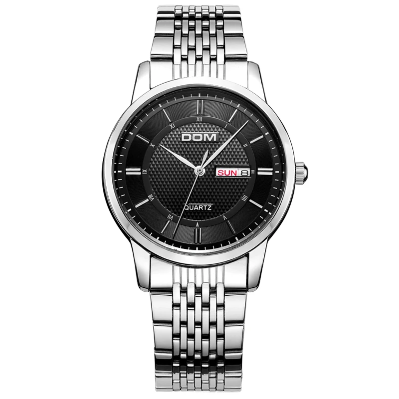 DOM Men Quartz Wristwatches Fashion Casual Male Reloj Stainless Steel Bracelet Date Slim Quartz Watch Relogio Masculino
DOM Men Quartz Wristwatches Fashion Casual Male Reloj Stainless Steel Bracelet Date Slim Quartz Watch Relogio Masculino