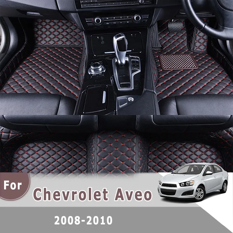 Фото Водонепроницаемые кожаные автомобильные коврики для Chevrolet Aveo 2010 2009 2008 |