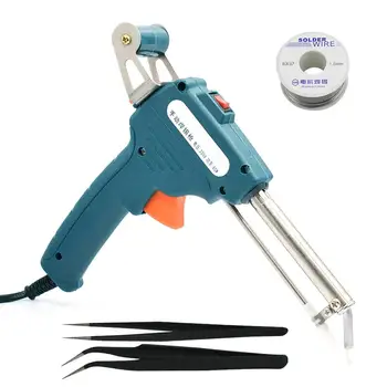 Durable Soldering Tool Plastic Handle Electric Iron Handheld 60W Adjustable Electrical Tools Soldering Iron Suit Portable
Durable Soldering Tool Plastic Handle Electric Iron Handheld 60W Adjustable Electrical Tools Soldering Iron Suit Portable