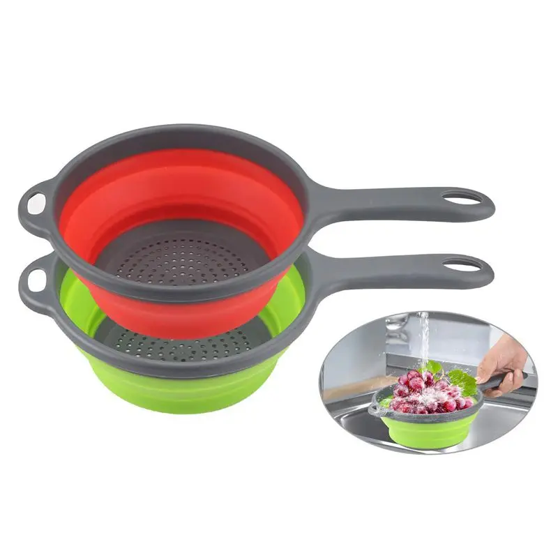 Colander Set Kitchen Collapsible Colanders,Space-Saver Folding Strainers,Food Strainer Drainer Bowls with Handles,for Hot or Col
Colander Set Kitchen Collapsible Colanders,Space-Saver Folding Strainers,Food Strainer Drainer Bowls with Handles,for Hot or Col