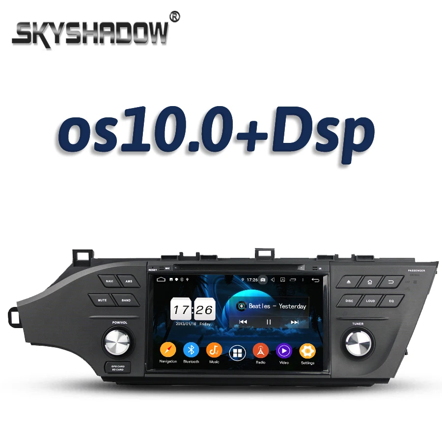 720P DSP Android 11 0 2 Гб 16 4-ядерный автомобильный DVD-плеер Wifi Bluetooth 5 радио GPS DVR камера OBD2