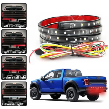 48" Vehicle 2 Row LED Reverse Brake Signal Tailgate Lights Strip Bar Pickup Truck Light System Taillights Waterproof
48" Vehicle 2 Row LED Reverse Brake Signal Tailgate Lights Strip Bar Pickup Truck Light System Taillights Waterproof