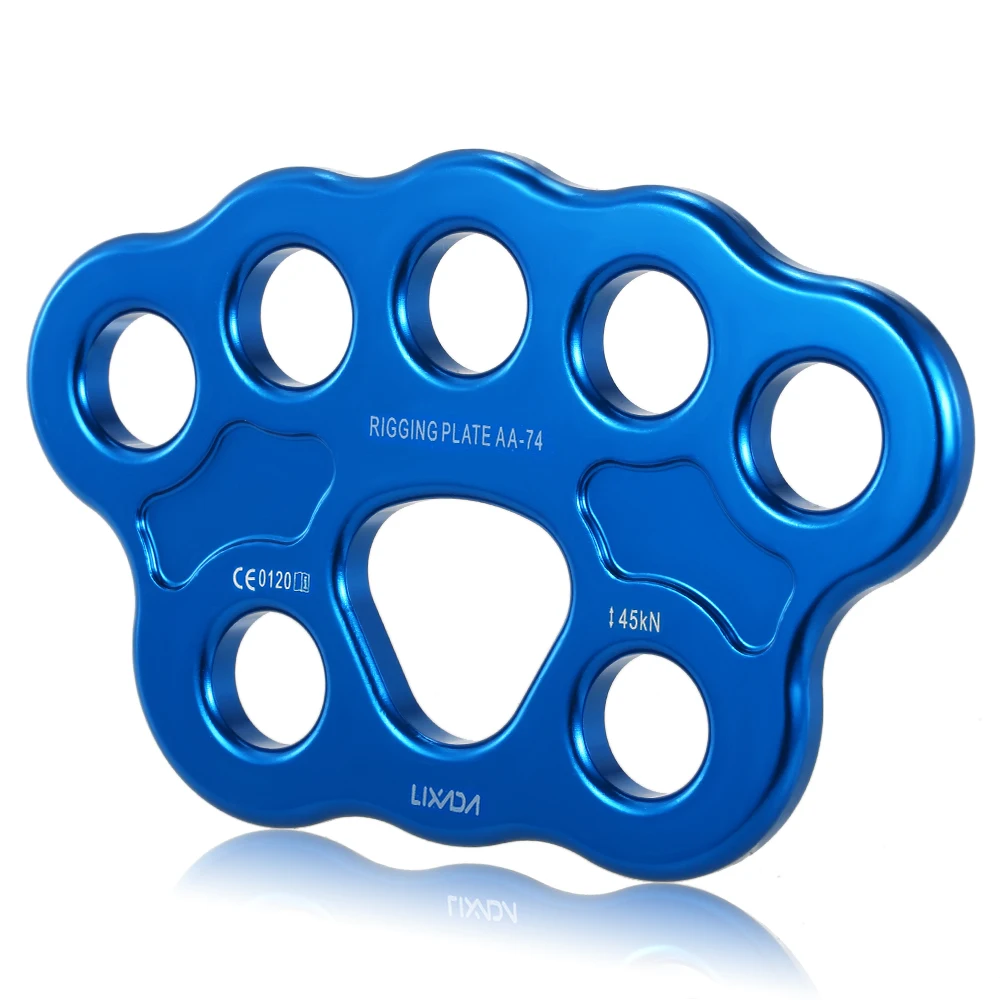 Lixida 8/15 Holes Paw Rigging Plate Outdoor 45KN Rescue Rock Climbing Rescue Equipment Camping Mountaineer Anchor Connector Gear
Lixida 8/15 Holes Paw Rigging Plate Outdoor 45KN Rescue Rock Climbing Rescue Equipment Camping Mountaineer Anchor Connector Gear