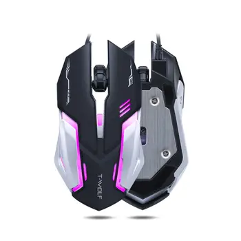 Gaming Wired Mouse 2400DPI Adjustable Optical Metal Mouse Colorful LED USB Mouse Computer Notebook Game Mice for Home Office
Gaming Wired Mouse 2400DPI Adjustable Optical Metal Mouse Colorful LED USB Mouse Computer Notebook Game Mice for Home Office