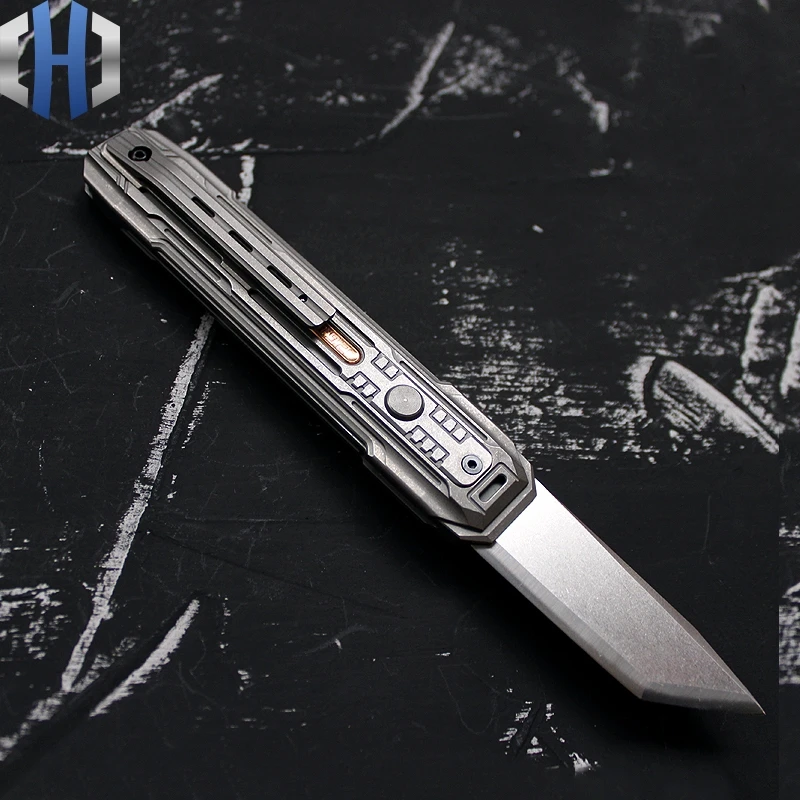 Titanium Alloy Heavy-duty Utility Knife Cutting Paper Unpacking Wallpaper Knife Multi-function Outdoor EDC Defense Portable
Titanium Alloy Heavy-duty Utility Knife Cutting Paper Unpacking Wallpaper Knife Multi-function Outdoor EDC Defense Portable