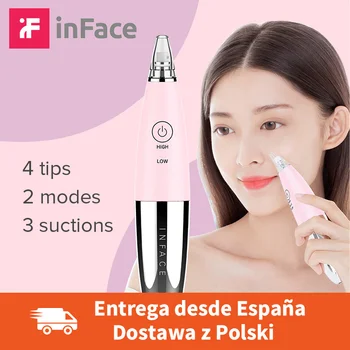 InFace Blackhead Remover Skin Care Pore Vacuum Acne Pimple Removal Vacuum Suction Tool Facial Face Clean Machine Beauty Tool
InFace Blackhead Remover Skin Care Pore Vacuum Acne Pimple Removal Vacuum Suction Tool Facial Face Clean Machine Beauty Tool