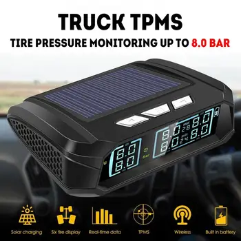 Vehemo 6PCS Sensor TPMS Tire Pressure Monitoring System Tire Pressure Monitoring Truck Tire Pressure Alarm 8.0bar Solar Energy
Vehemo 6PCS Sensor TPMS Tire Pressure Monitoring System Tire Pressure Monitoring Truck Tire Pressure Alarm 8.0bar Solar Energy