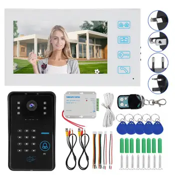1080P 7in Wired Video Doorbell Password Card Night Remote Access System 100-240V Video Doorphone
1080P 7in Wired Video Doorbell Password Card Night Remote Access System 100-240V Video Doorphone