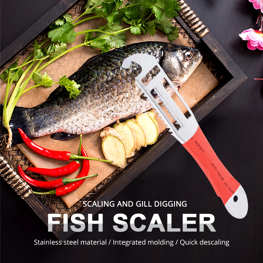 Knife for Fish Cleaning Scraper Stainless Fast Remove Fish Cleaning Peeler Scraper Bone Tweezers for Kitchen Convenience 2021
Knife for Fish Cleaning Scraper Stainless Fast Remove Fish Cleaning Peeler Scraper Bone Tweezers for Kitchen Convenience 2021