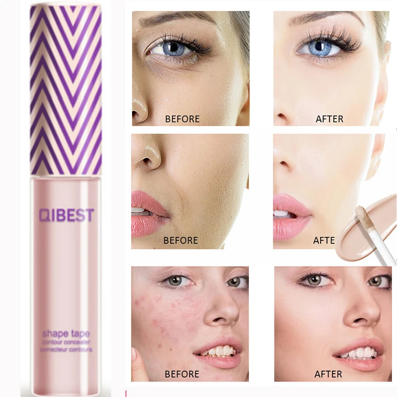 QIBEST 5 Colors Shape Tape Contour Concealer Stick Face Liquid Foundation Concealer Make Up Face Contouring Liquid Concealer
QIBEST 5 Colors Shape Tape Contour Concealer Stick Face Liquid Foundation Concealer Make Up Face Contouring Liquid Concealer