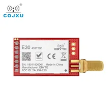 SI4438 433mhz 20dBm Transmitter Fixed Wireless Terminal Long Range 2500m UART Ebyte Wake-up on Radio SMA-K Antenna E30-433T20D
SI4438 433mhz 20dBm Transmitter Fixed Wireless Terminal Long Range 2500m UART Ebyte Wake-up on Radio SMA-K Antenna E30-433T20D