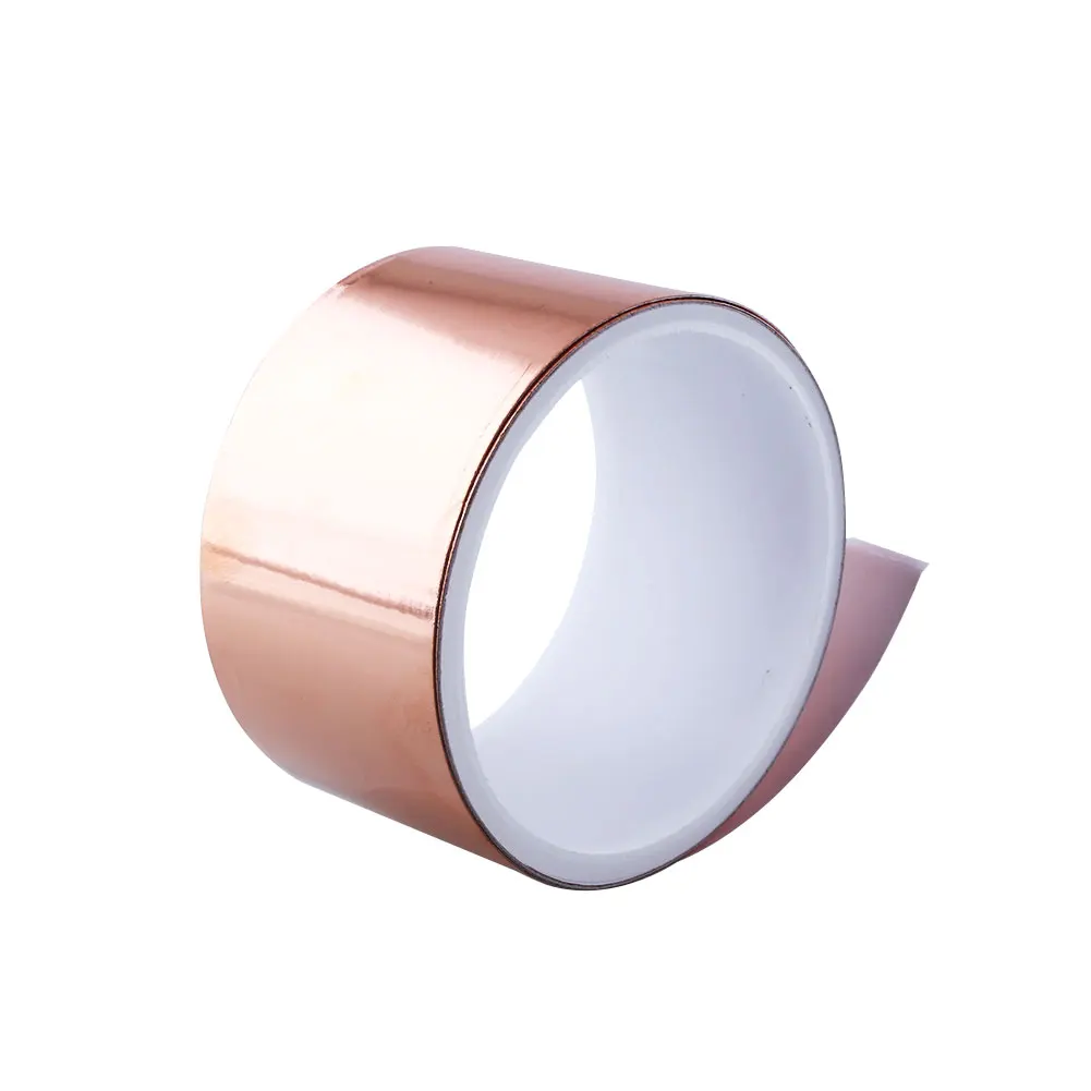 50mmx2m Electric Guitar EMI Copper Foil Shielding Tape Conductive Self Adhesive
50mmx2m Electric Guitar EMI Copper Foil Shielding Tape Conductive Self Adhesive