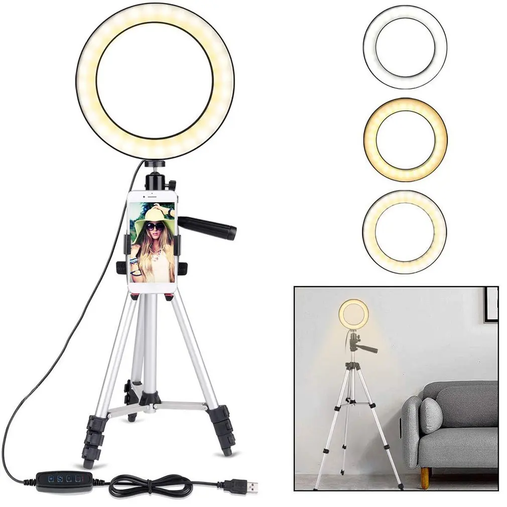 7.9' Adjustable Phone Holder Universal Table Bracket Mount Stand Clip with Fill Light LED Flash Loop For Mobile Phone Holders
7.9' Adjustable Phone Holder Universal Table Bracket Mount Stand Clip with Fill Light LED Flash Loop For Mobile Phone Holders