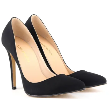 Woman High Heels Pump Classics Thin Heels Shoes Flock Office Slip-On Shallow Solid Pointed Heel Pump Black Shoes
Woman High Heels Pump Classics Thin Heels Shoes Flock Office Slip-On Shallow Solid Pointed Heel Pump Black Shoes