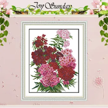 Carnation Flowers Patterns Counted Cross Stitch 11CT 14CT Cross Stitch Set Wholesale Cross-stitch Kit Embroidery Needlework
Carnation Flowers Patterns Counted Cross Stitch 11CT 14CT Cross Stitch Set Wholesale Cross-stitch Kit Embroidery Needlework