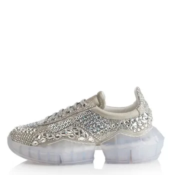 YECHNE Women Walking Shoes CRYSTAL Women Flat Shoes Fashion Real Learn Women Walking Shoes Black Silver Shoes 
YECHNE Women Walking Shoes CRYSTAL Women Flat Shoes Fashion Real Learn Women Walking Shoes Black Silver Shoes