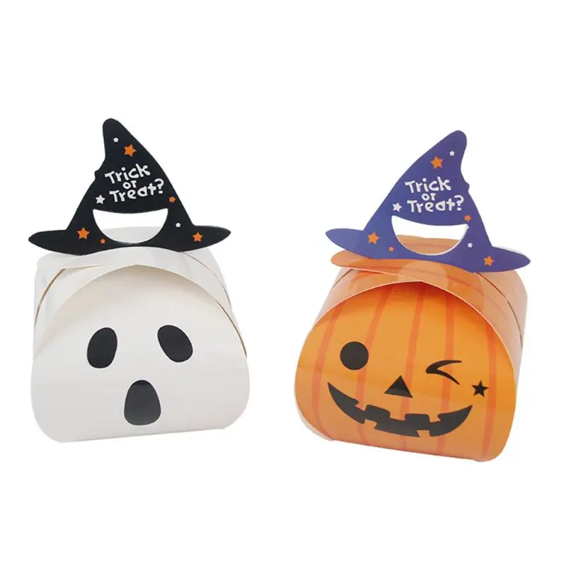 20pc Halloween Paper Trick or Treat Candy Boxes Ghost Pumpkin Paper Box Gift Box for party and wedding 
20pc Halloween Paper Trick or Treat Candy Boxes Ghost Pumpkin Paper Box Gift Box for party and wedding