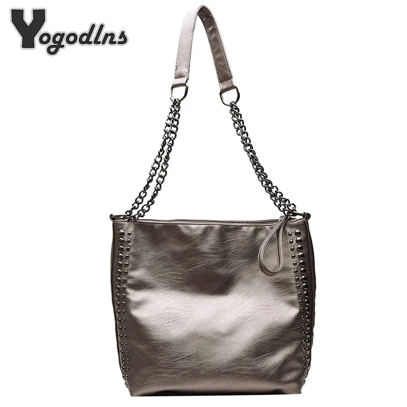 PU Cross Body Bag Women Rivet Shoulder Bag Casual Totes Shopping Bag Chain Shoulder Girl Fashion Bag
PU Cross Body Bag Women Rivet Shoulder Bag Casual Totes Shopping Bag Chain Shoulder Girl Fashion Bag