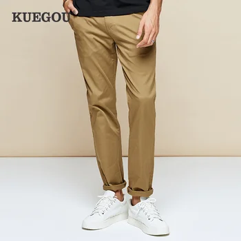 Kuegou Brand Men's casual pants Straight men's cultivate one's morality pants Fashionable khaki slacks KK-2968
Kuegou Brand Men's casual pants Straight men's cultivate one's morality pants Fashionable khaki slacks KK-2968