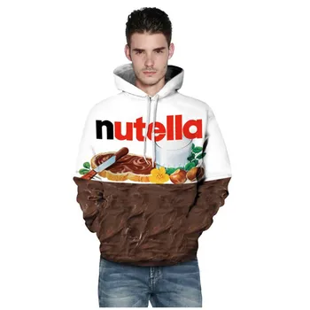 AUAU-Men/Women New Fashion Spring Autumn Hoodies With Cap 3d Print Nutella Food Hip Hop Sweatshirts Hoodie Tracksuits Tops(Multi 
AUAU-Men/Women New Fashion Spring Autumn Hoodies With Cap 3d Print Nutella Food Hip Hop Sweatshirts Hoodie Tracksuits Tops(Multi