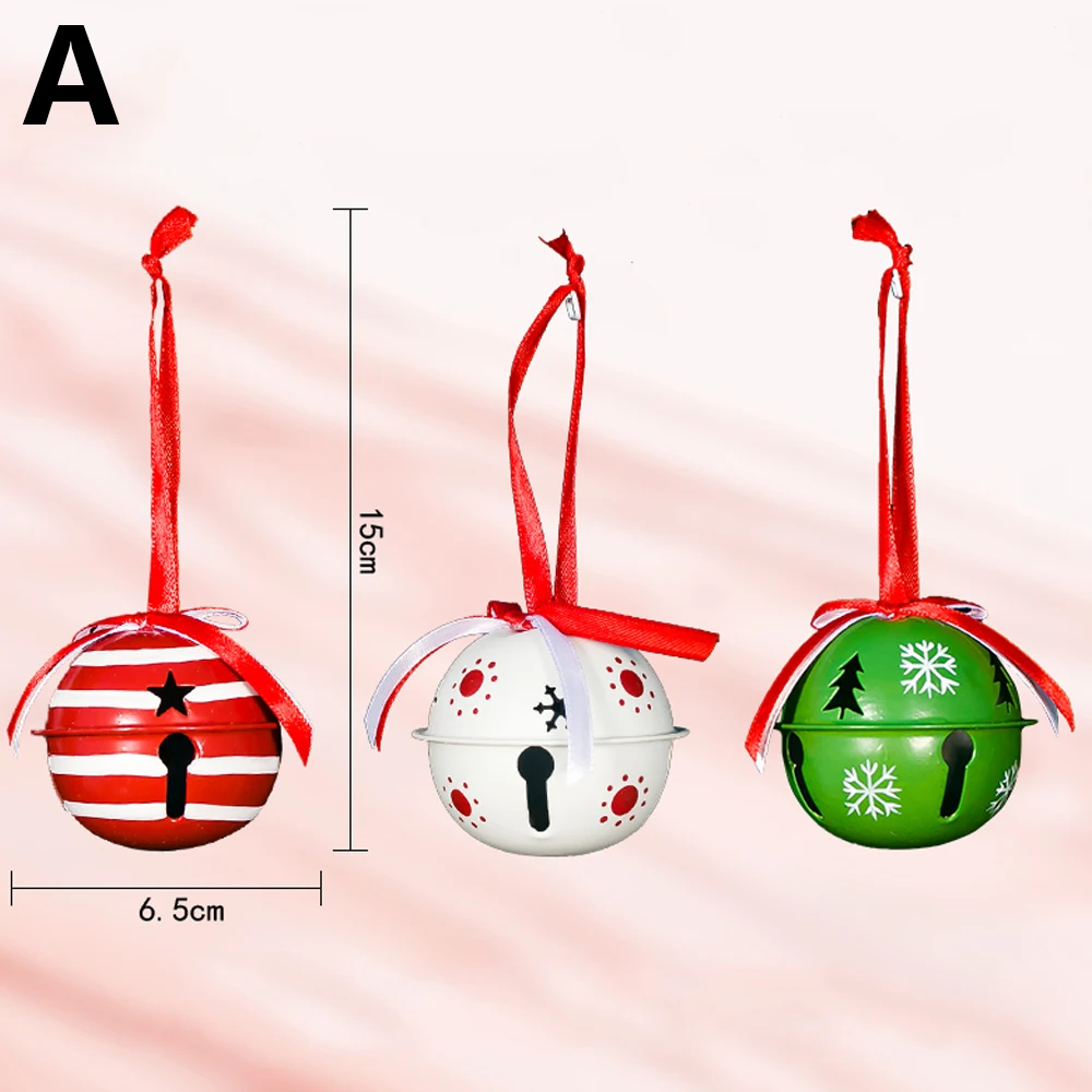 metal jingle bells hanging christmas tree ornaments diy gifts