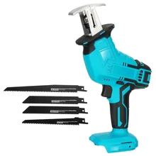 Cordless Reciprocating Saw 18V Adjustable Speed Chainsaw Wood Metal PVC Pipe Cutting Reciprocating Saw Power Tool Electric Saw
Cordless Reciprocating Saw 18V Adjustable Speed Chainsaw Wood Metal PVC Pipe Cutting Reciprocating Saw Power Tool Electric Saw