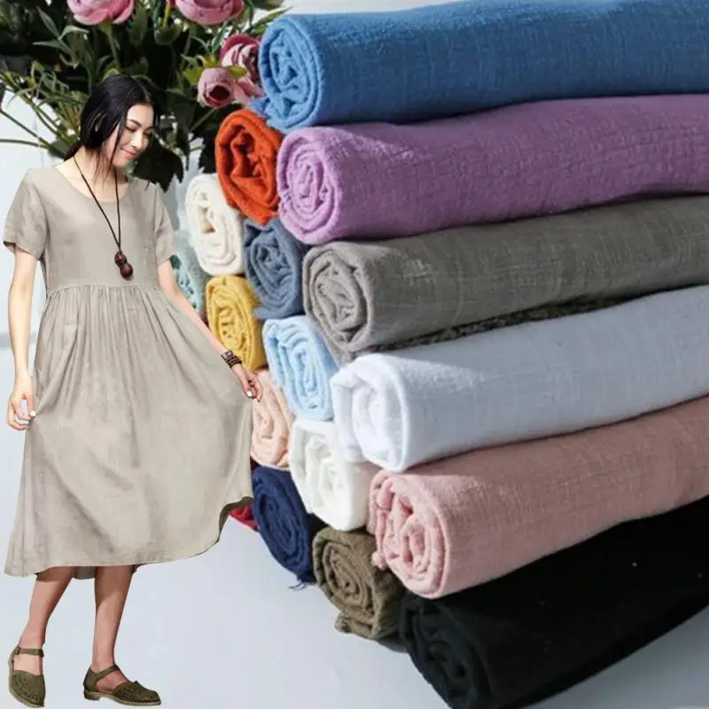 130x100cm Linen Cloth Cotton Linen Curtain Cloth Soft Craft Patchwork Fabric DIY Clothes Patchwork Fabric
130x100cm Linen Cloth Cotton Linen Curtain Cloth Soft Craft Patchwork Fabric DIY Clothes Patchwork Fabric