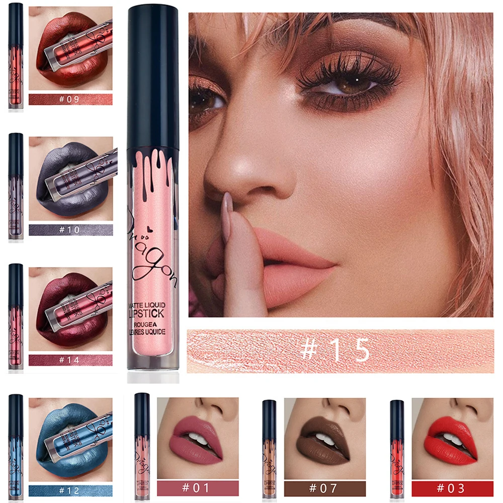 Waterproof Matte Liquid Lipstick Moisturizer Velvet Smooth Matte Lipstick Lasting Lip Gloss Cosmetic Beauty Makeup Gift For Wome
Waterproof Matte Liquid Lipstick Moisturizer Velvet Smooth Matte Lipstick Lasting Lip Gloss Cosmetic Beauty Makeup Gift For Wome