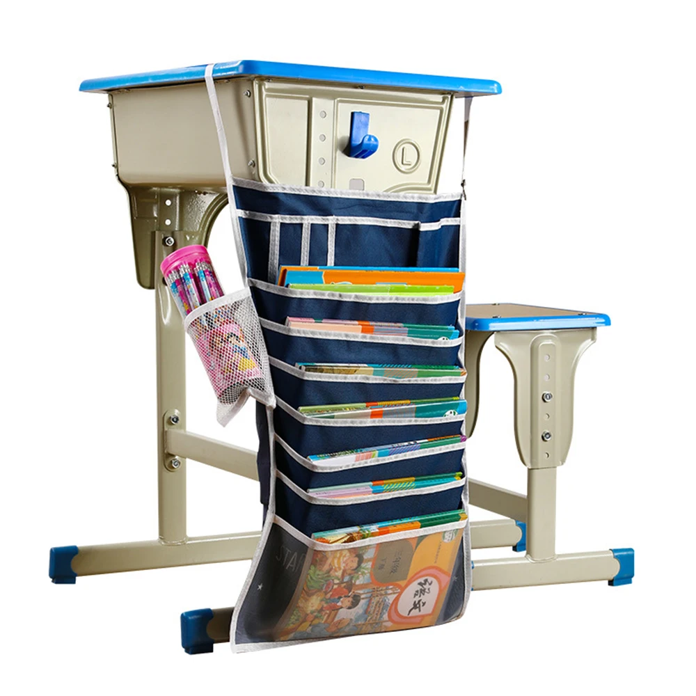 Multi-Pocket Student Table Desk Storage Bag Book Side Hanging Bag Book Stand Multifunctional Hold Organizer
Multi-Pocket Student Table Desk Storage Bag Book Side Hanging Bag Book Stand Multifunctional Hold Organizer