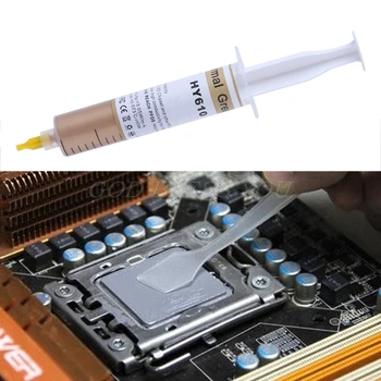 30G HY610-TU20 Thermal Grease CPU Electronics Heatsink Cooling Compound Paste Drop Shipping
30G HY610-TU20 Thermal Grease CPU Electronics Heatsink Cooling Compound Paste Drop Shipping
