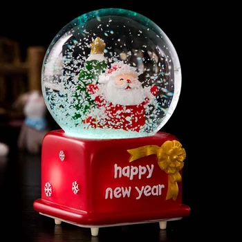 Christmas Snow Glass Ball Music Box Crystal Ball Santa Claus Rotating Voice-Activated Music Box Birthday Gift Desktop Decoration
Christmas Snow Glass Ball Music Box Crystal Ball Santa Claus Rotating Voice-Activated Music Box Birthday Gift Desktop Decoration