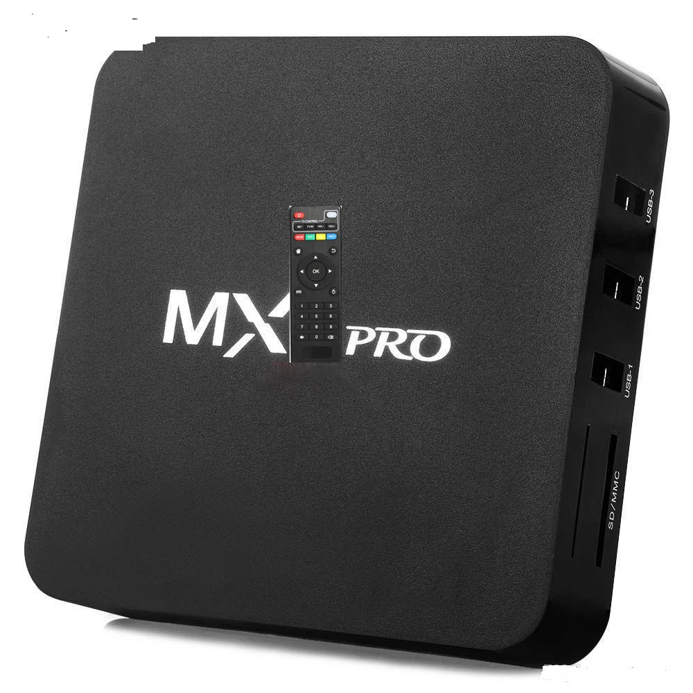 

MX PRO TV box Android Amlogic S805 RK3229 Quad Core 1GB/8GB H. 265 4K MXPRO 2.4GHz WiFi Media Player Set top TV Box