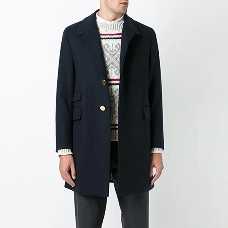 Мужская шерстяная куртка, Новинка осени и зимы 2020, молодежное плотное приталенное шерстяное пальто средней длины
Мужская шерстяная куртка, Новинка осени и зимы 2020, молодежное плотное приталенное шерстяное пальто средней длины