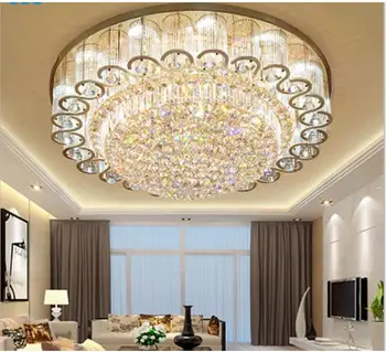 Luxury atmosphere led living room ceiling lamp European round rectangular bedroom gold crystal lamp led lighting fixture
Luxury atmosphere led living room ceiling lamp European round rectangular bedroom gold crystal lamp led lighting fixture