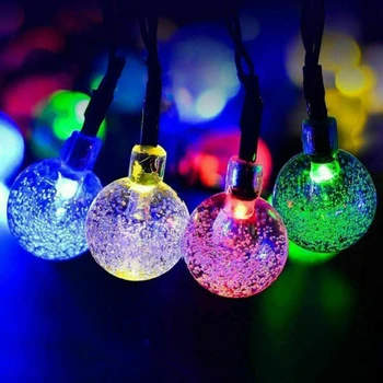 30 LED Outdoor String Lights Patio Party Yard Garden Wedding Christmas Home Lamp Decor Fairy Lights with Solar Panel Brackets 
30 LED Outdoor String Lights Patio Party Yard Garden Wedding Christmas Home Lamp Decor Fairy Lights with Solar Panel Brackets