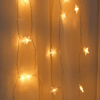 20LEDs Star Fairy String Lights Outdoor Garden Wedding Party DIY Light String _WK
20LEDs Star Fairy String Lights Outdoor Garden Wedding Party DIY Light String _WK